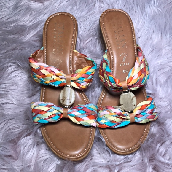 Italian Shoemakers Shoes - Italian Shoemakers Wedge Sandal Made in Italy. Size 8.5